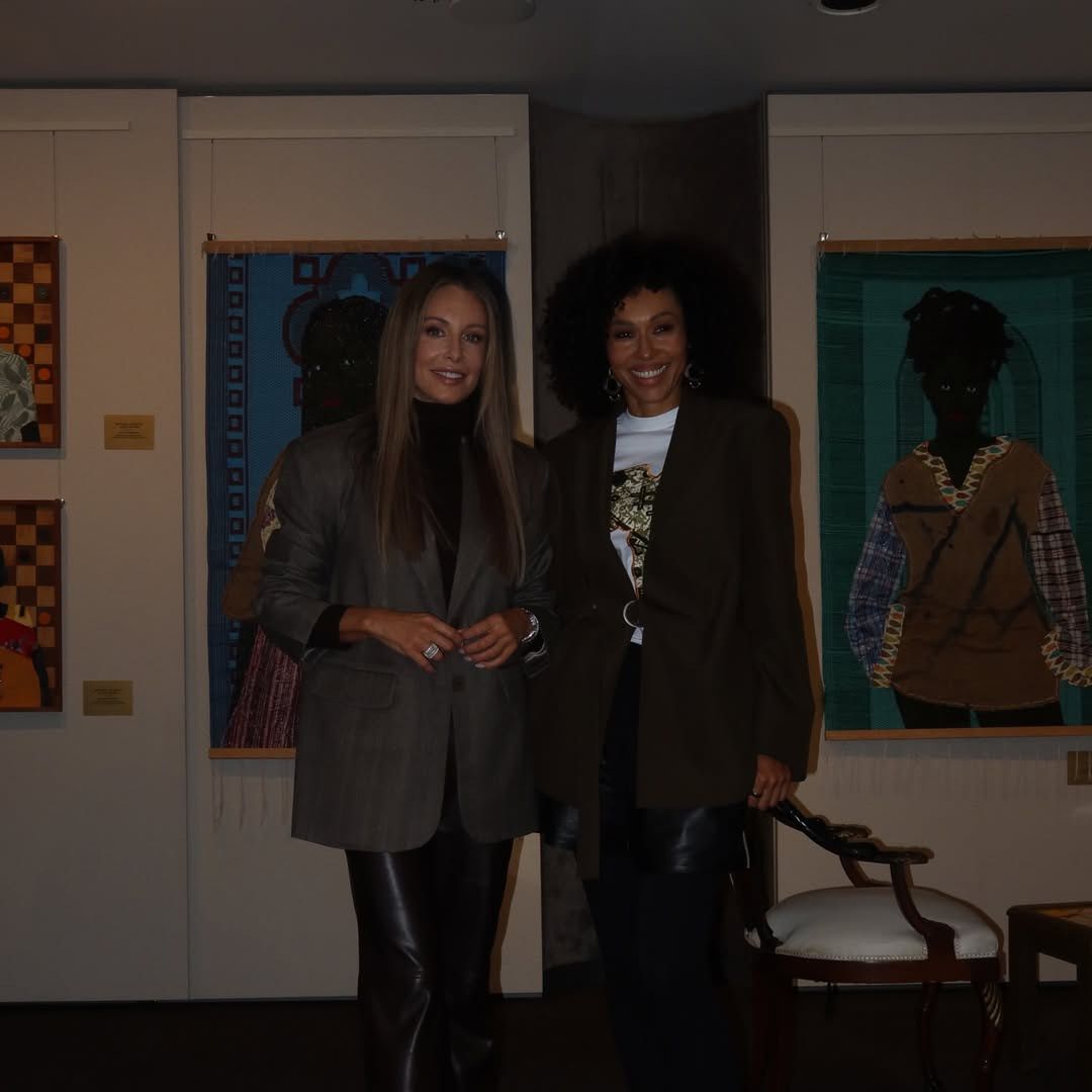 Omenaa Mensah i Małgorzata Rozenek