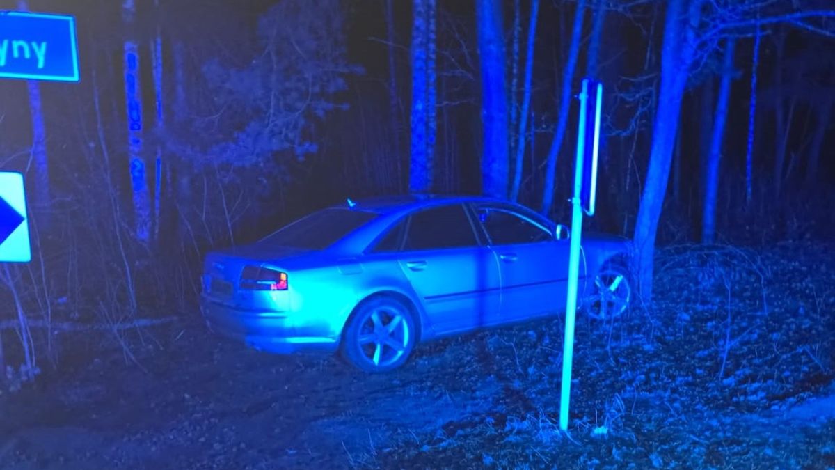 Pijany kierowca audi próbował przejechać policjanta. Odpowie przed sądem 