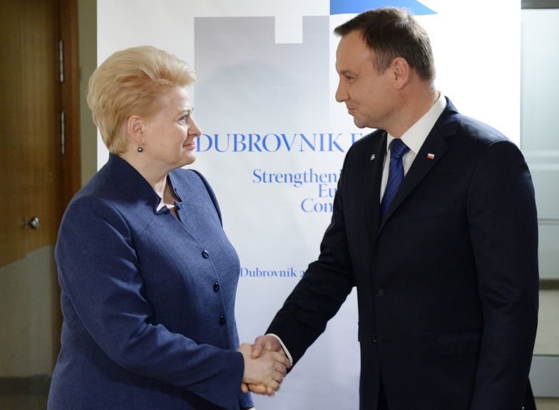 Spotkanie prezydenta Polski z prezydent Litwy