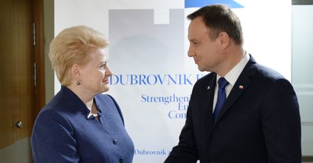 Spotkanie prezydenta Polski z prezydent Litwy