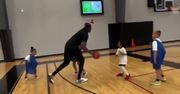 Gwiazdor NBA zagrał przeciwko 5-latkom! Nie odpuścił im ani na moment
