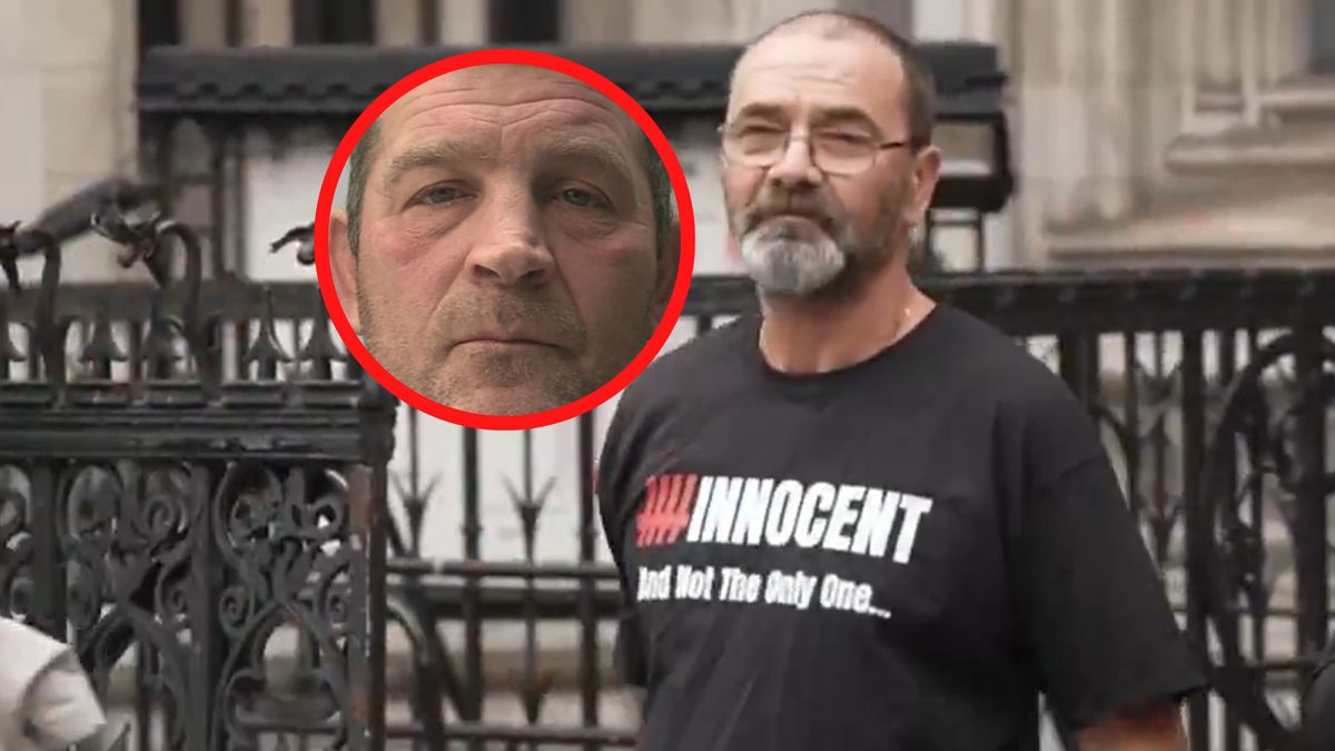 Andrew Malkinson (duże zdjęcie), Paul Quinn (kółko).