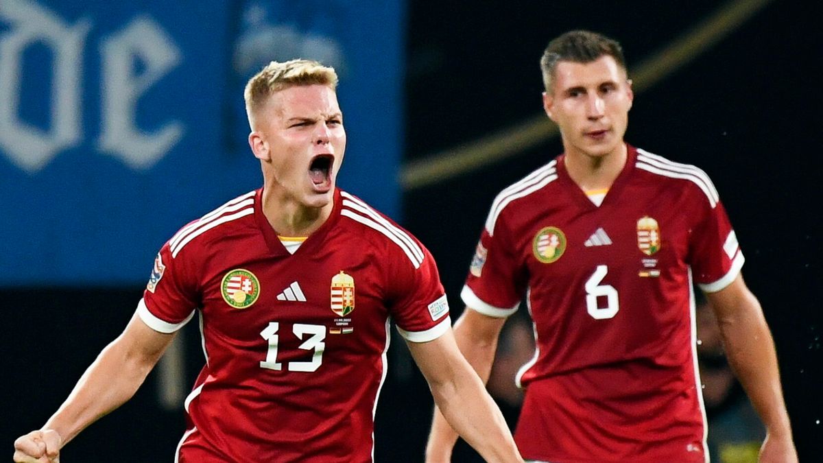 PAP/EPA / Na zdjęciu: piłkarze reprezentacji Węgier