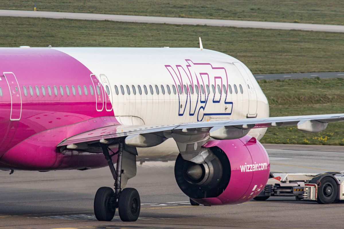 Samolot należący do linii Wizz Air - zdjęcie poglądowe