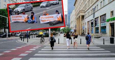 "Ostatnie Pokolenie" wyszło na ulice. Zablokowano skrzyżowanie