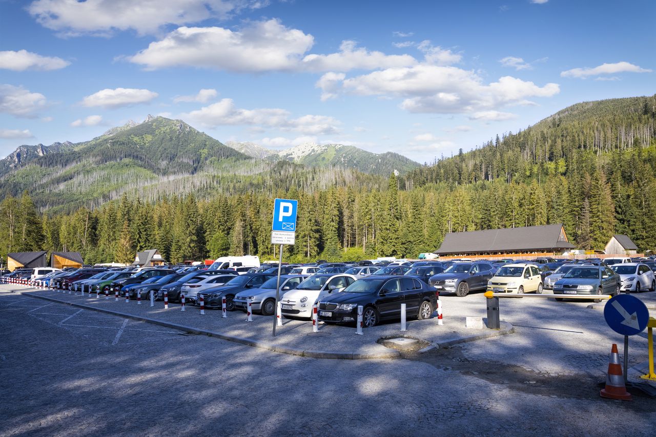 Awantura na parkingu przy Morskim Oku. TPN wycenił straty