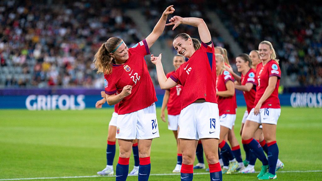 Getty Images / Noemi Llamas/Sports Press Photo / Na zdjęciu: radość piłkarek reprezentacji Norwegii