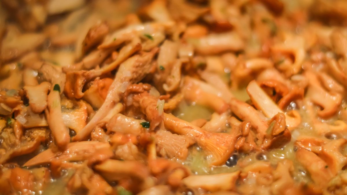 Dobrze usmażone kurki zachwycą każdego