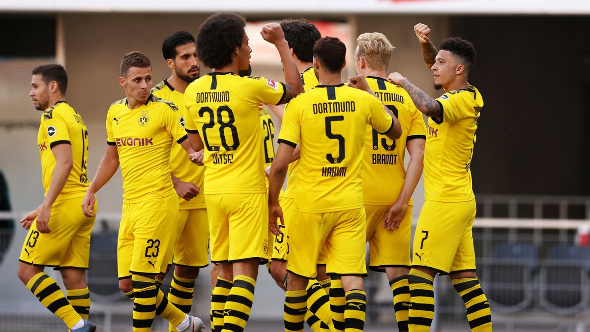 Radość piłkarzy Borussi Dortmund