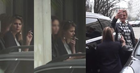 Wierzbicka z papierosem wygłupia się ze Zborowską