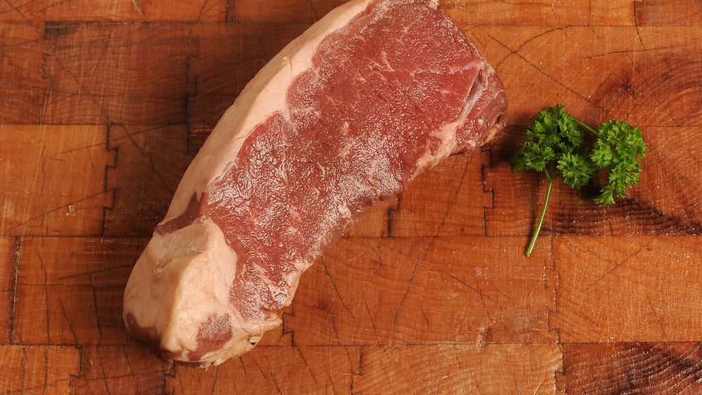 Surowe mięso z bizona zrazowe górne (samo mięso)