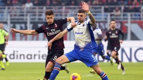 Serie A. Milan - Sampdoria. Bez goli na San Siro. Zlatan Ibrahimović zmienił Krzysztofa Piątka, ale nie pobudził kolegów