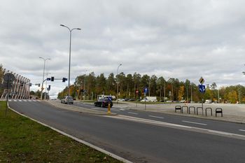 Zmiany na skrzyżowaniu przy Chorten Arenie. Mają ułatwić wjazd do Białegostoku. Kierowcy muszą liczyć się z utrudnieniami