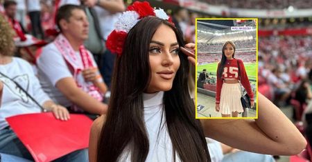 To nowa miss kadry? Znów pojawiła się na trybunach