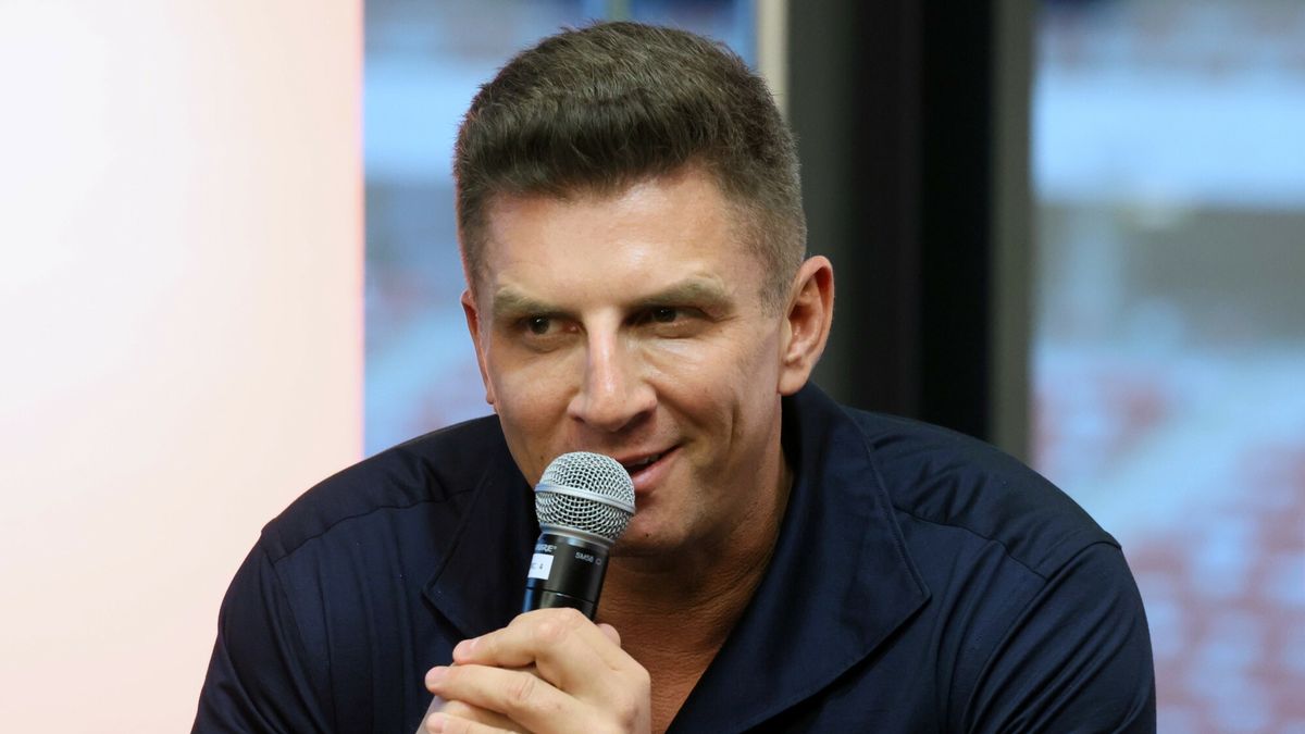 Premiera ksi??ki "?ukasz Piszczek. Mentalno?? Sportowca"
Fot. Wojciech Olkusnik/East News, Warszawa, 25.04.2023. Premiera ksiazki "Lukasz Piszczek. Mentalnosc Sportowca", ktora wspolnie napisali Lukasz Piszczek oraz psycholog sportowy - Kamil Wodka.
N/z: Mateusz Borek
Wojciech Olkusnik