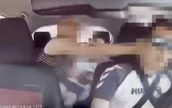 Była z dzieckiem. Wyzywała i uderzyła kierowcę z Ukrainy