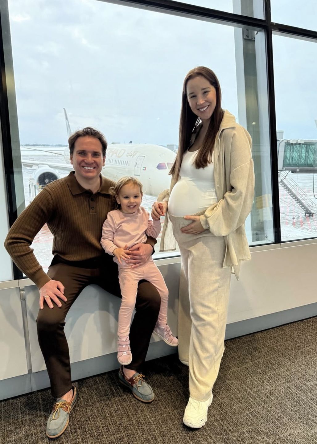 Lil Masti z ukochanym i córką 