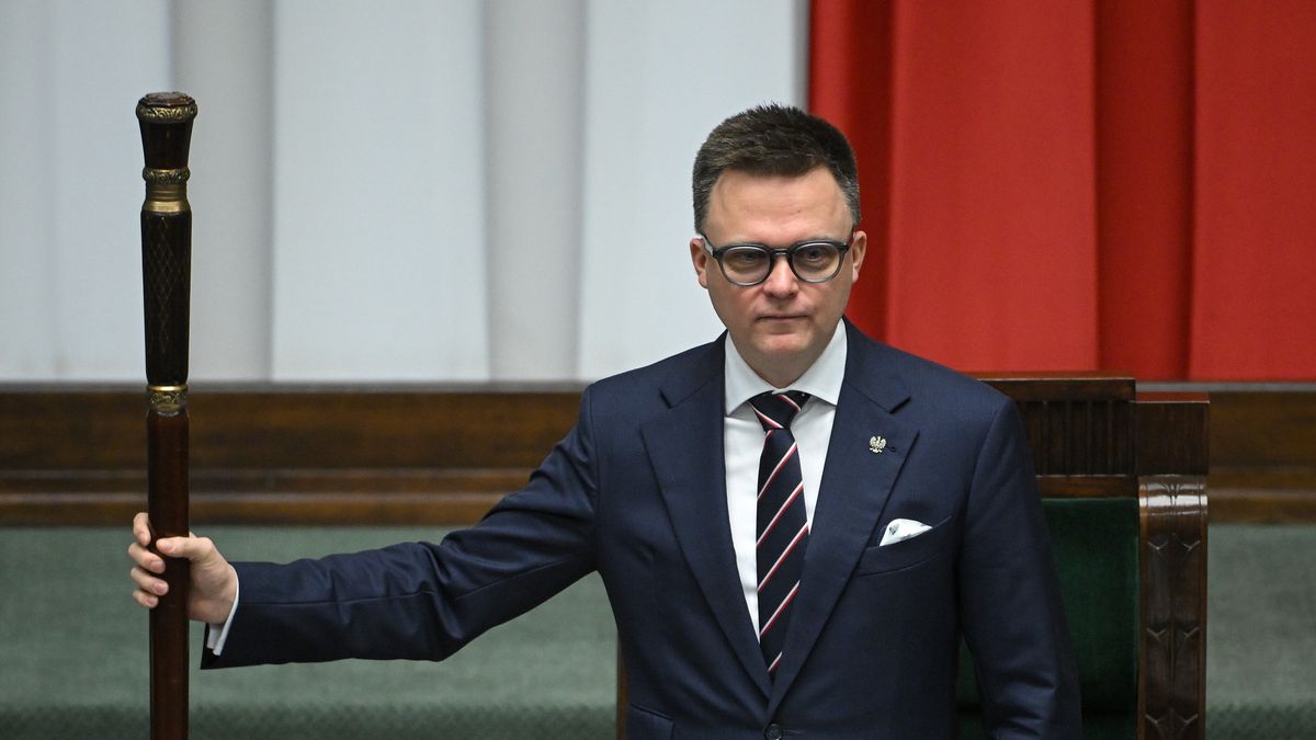 Marszałek Sejmu Szymon Hołownia