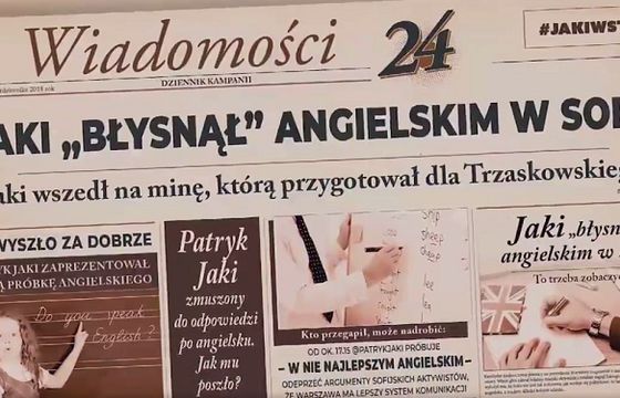 W spocie Koalicji Obywatelskiej Warszawa wytyka Jakiemu wpadki, w spocie PiS Morawiecki na wiecach (wideo)