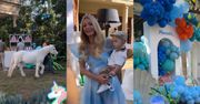 Paris Hilton urządziła synkowi huczne pierwsze urodziny: sławni przyjaciele, kosztowne ozdoby i... JEDNOROŻEC (ZDJĘCIA)