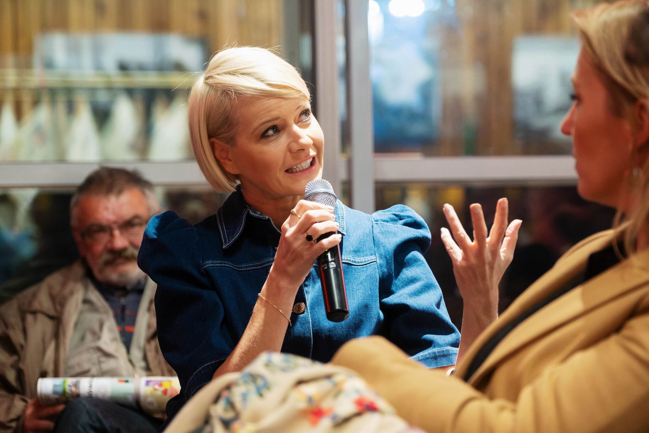 Małgorzata Kożuchowska podczas promocji książki Szkoła filmowa II