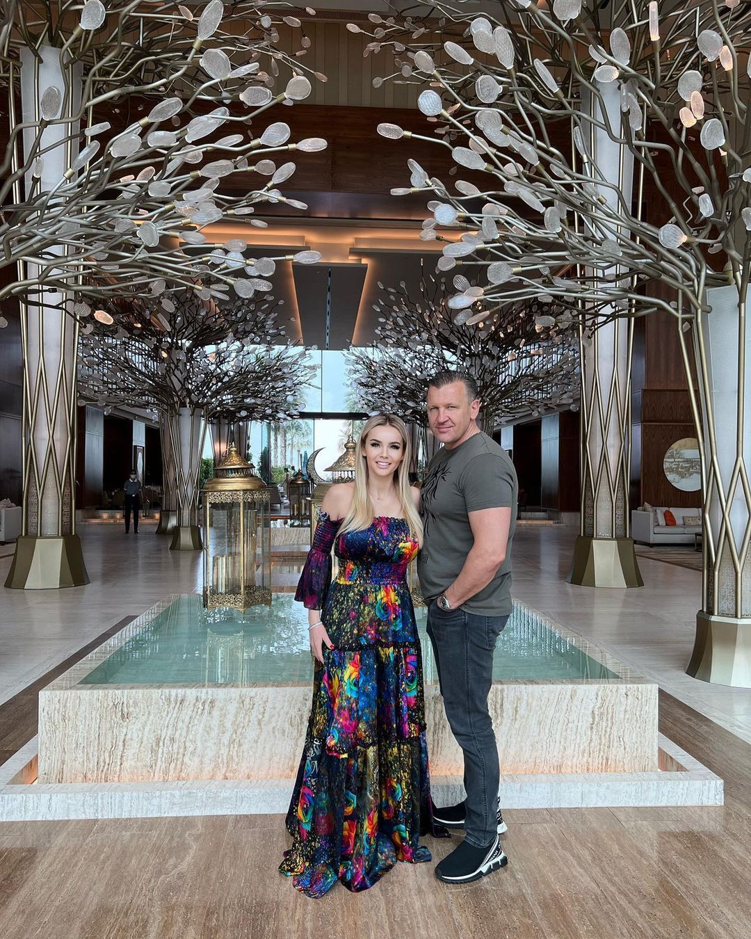 Monika Chwajoł  w luksusowym hotelu w Dubaju