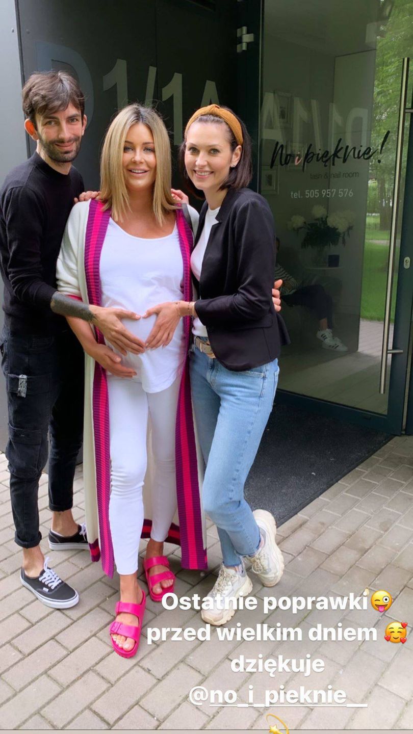 Małgorzata Rozenek - ostatnie przygotowania do porodu