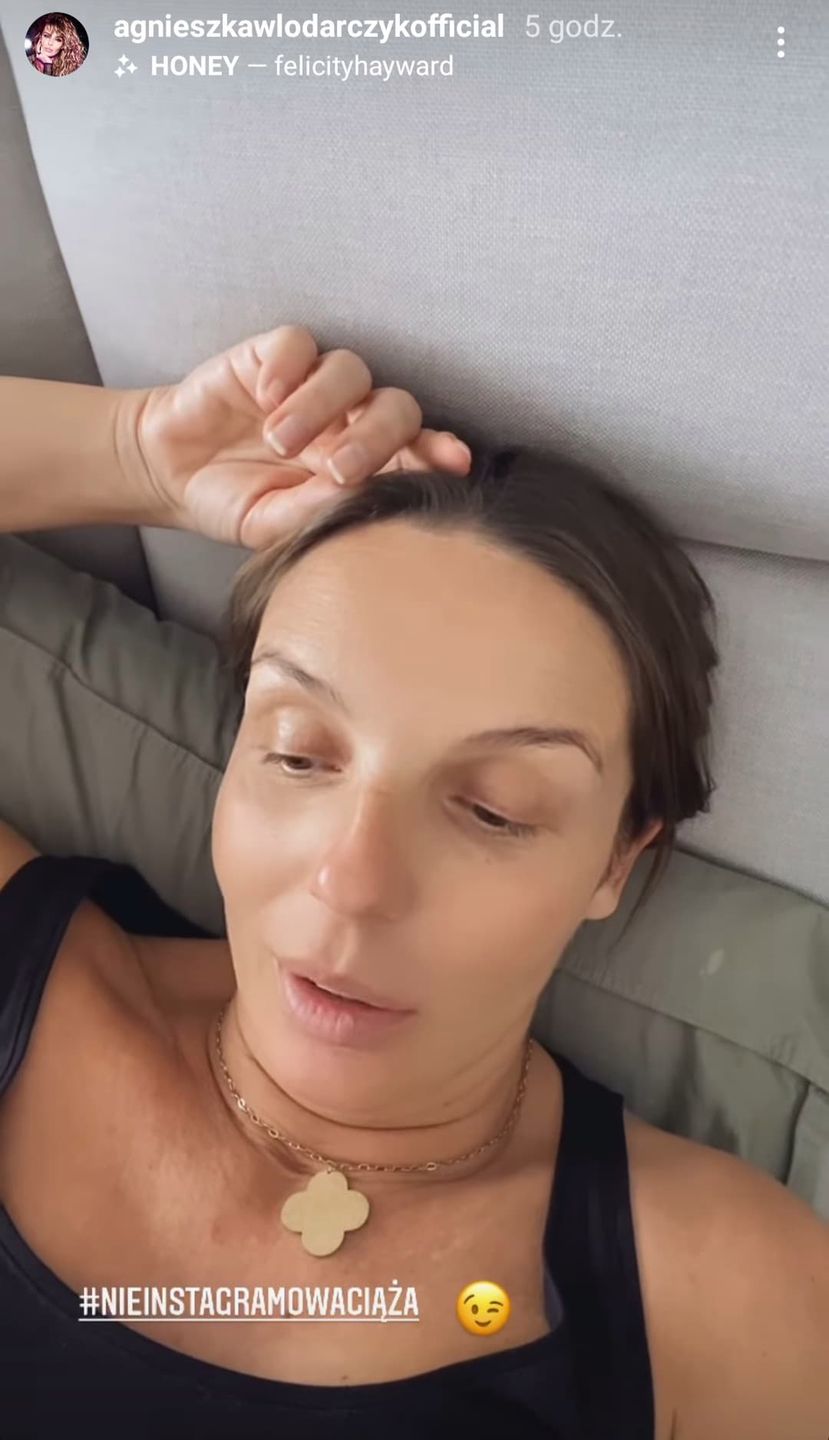 Agnieszka Włodarczyk pokazała spuchnięte nogi
