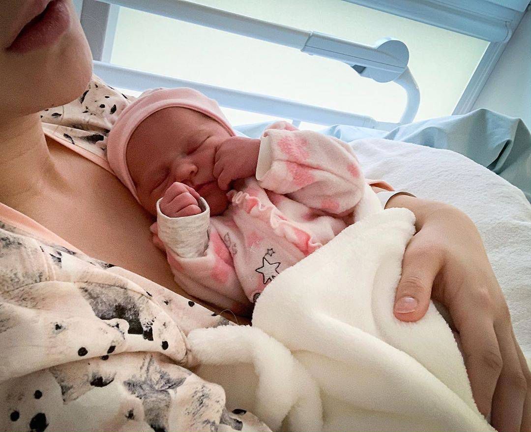 Sylwia Przybysz z córką