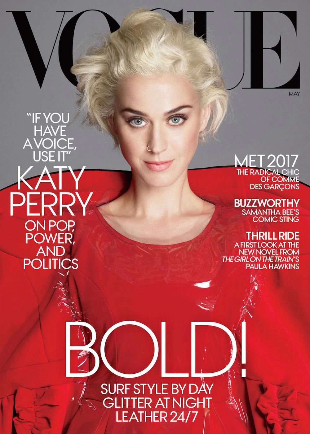 Katy Perry na okładce Vogue - maj 2017