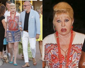 Ivana Trump korzysta z życia singielki na wieczornym wyjściu w Saint-Tropez (FOTO)