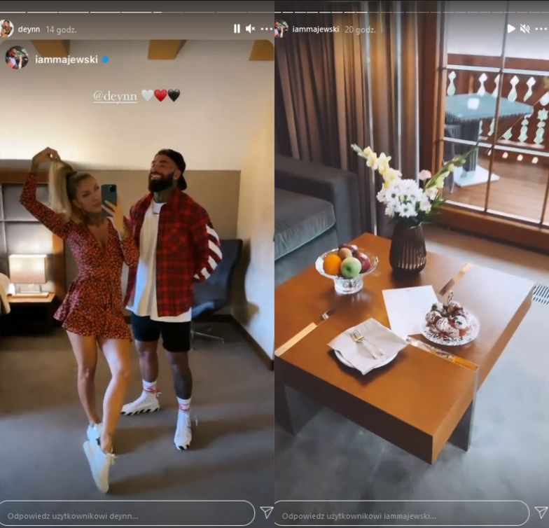 Deynn i Majewski wypoczywają w tym samym hotelu co jej siostra