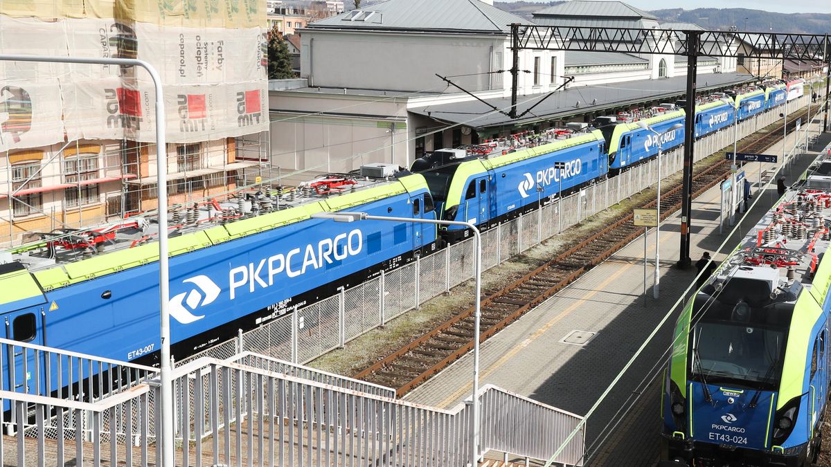 lokomotywy dla PKP CargoGrzegorz Momotkoleje, kolejowy, konferencja, lokolotywy, lokomotywy, polityk, polityka, prasowa, przekazanie lokomotyw, stacja kolejowa, tabor, transport, transport kolejowy, wielosystemowe