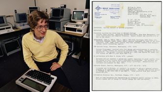 Bill Gates pokazał swoje stare CV. "Wszyscy chichoczą"