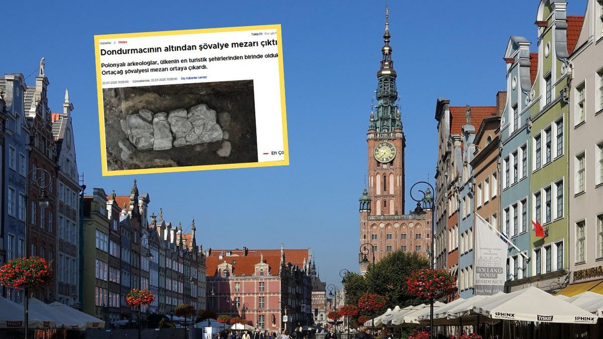 Średniowieczny grobowiec rycerski odkryty w centrum Gdańska