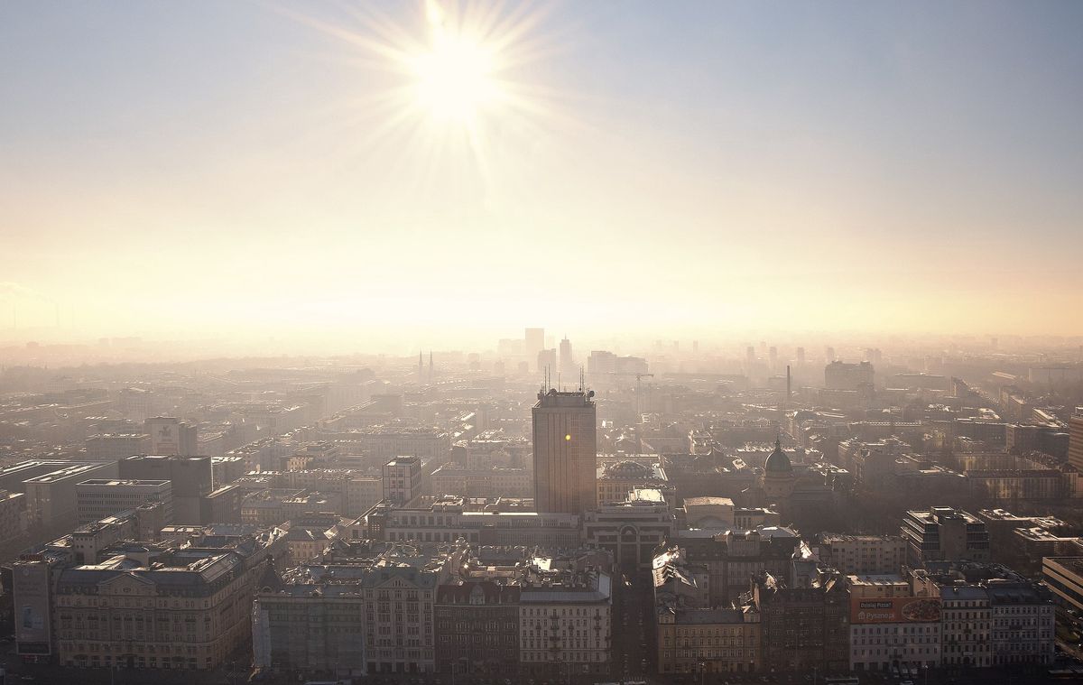 Pogoda. Warszawa. Taki widok pozostanie z nami przez najbliższe dni