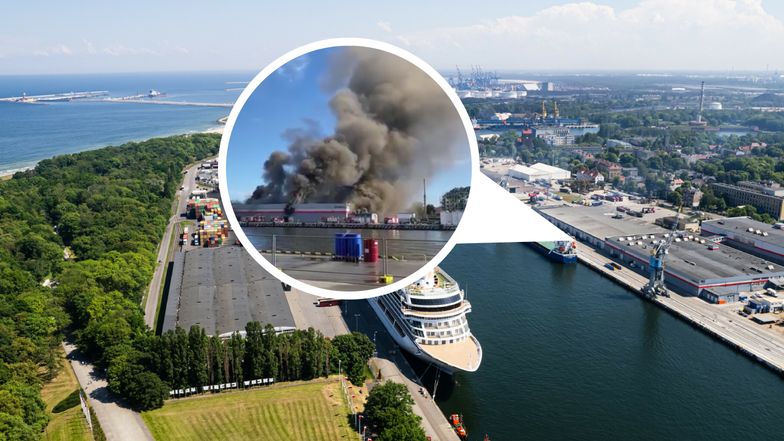 Wielki pożar w gdańskim Nowym Porcie. Zapłonęła hala