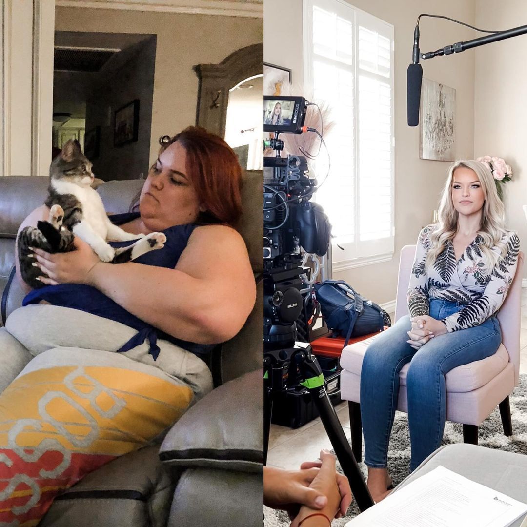 Samantha prowadzi Instagrama, gdzie wrzuca zdjęcia metamorfozy