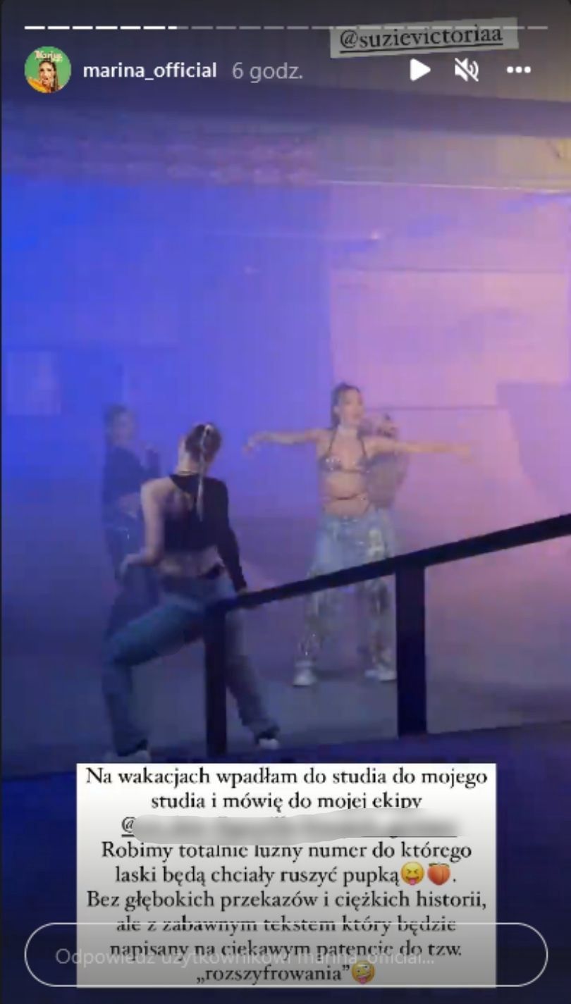 Marina Łuczenko wspomina pracę nad teledyskiem do "Lipgloss"