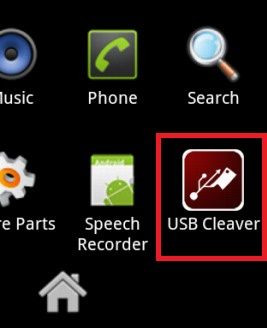 f-secure ostrzega przed aplikacją usbcleaver na android menu