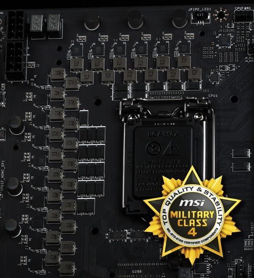 MSI Z87 XPower płyta główna sekcja zasilania zdjęcie