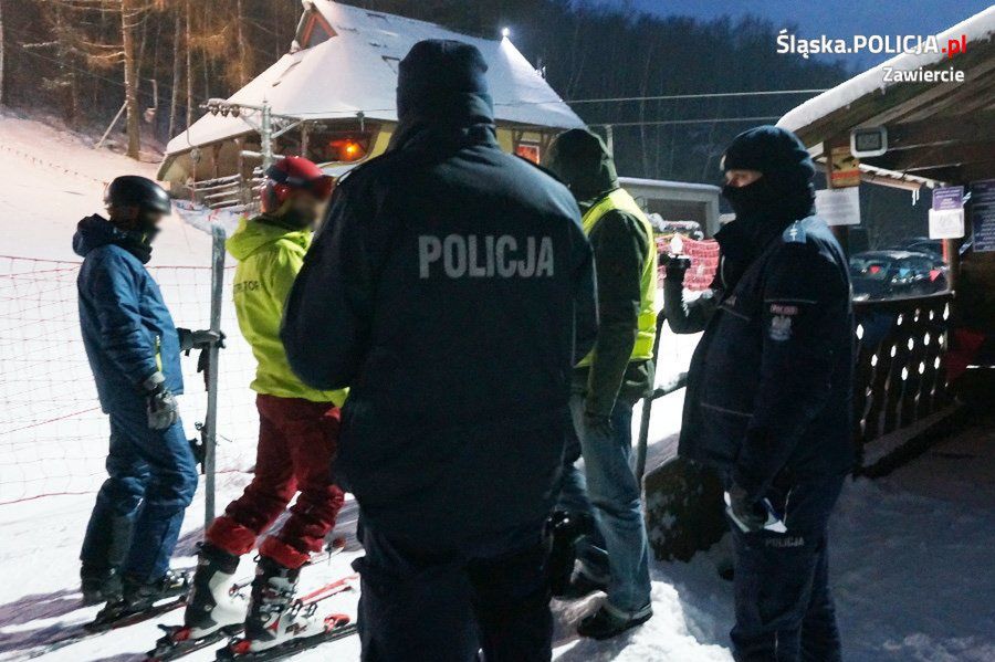 Śląsk. Stacja narciarska działała mimo zakazu. Akcja policji i sanepidu