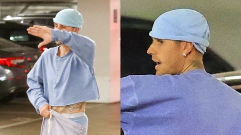 Justin Bieber "przyłapany" w drodze na jogę