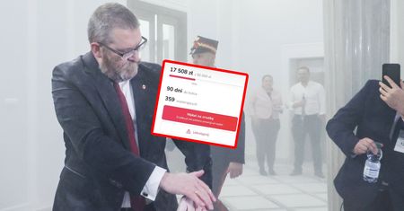 Zebrali ponad 70 tys. zł dla Brauna. Organizator zakończył zbiórkę, jest nowa