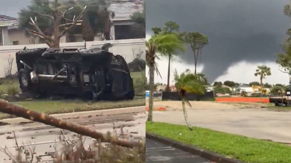 Huragan Milton. Towarzyszyły mu śmiercionośne tornada