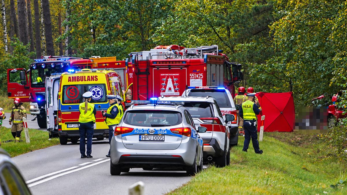 Śmiertelny wypadek na drodze Piła–Kaczory