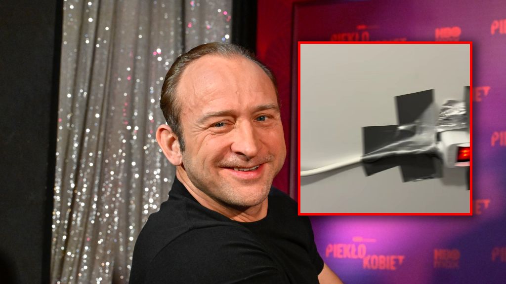 Borys Szyc i łazienka u Łatwoganga