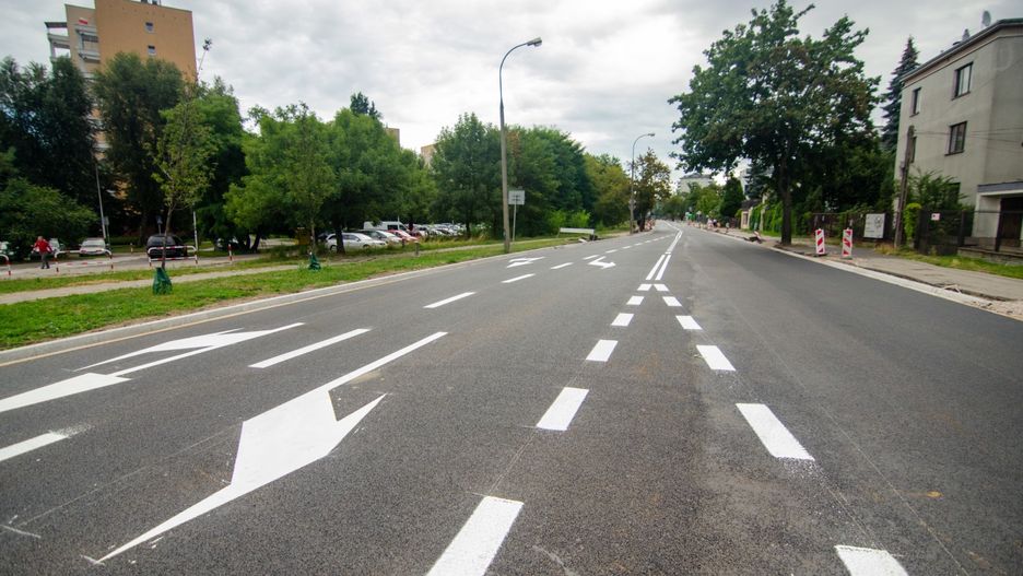 Warszawa. Ulica Potocka przechodzi kompleksowy remont