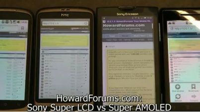 HTC Desire z ekranem Super LCD w porównaniu do TFT LCD, AMOLED-a i Super AMOLED-a [wideo] 1