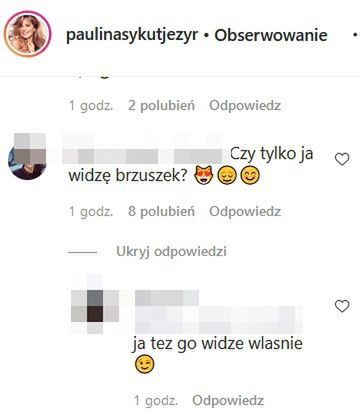 Instagram Pauliny Sykut-Jeżyny